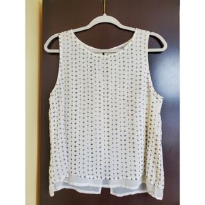 Valentino embellished silk top